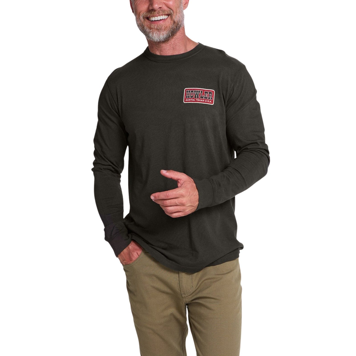 Howler Brothers Howler Slab Cotton Long Sleeve T-Shirt – Men's