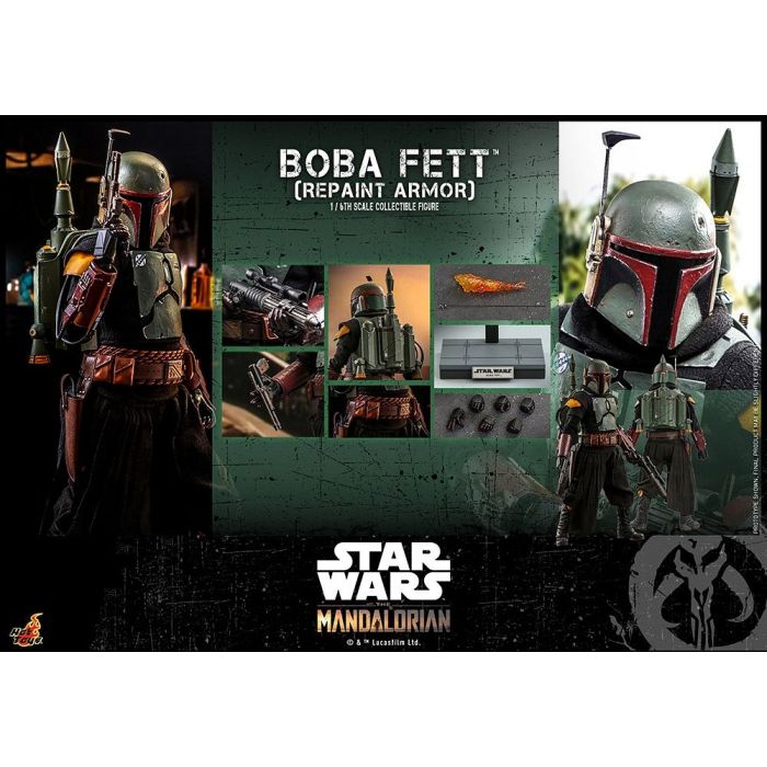 1/6 TELEVISION MASTERPIECE - FULLY POSEABLE FIGURE: THE MANDALORIAN - BOBA FETT (REPAINT ARMOR VERSION)
