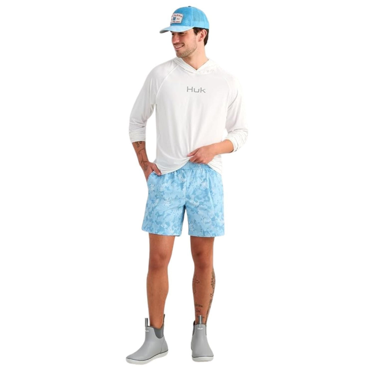 Huk Airweight KC Printed Short – Men's