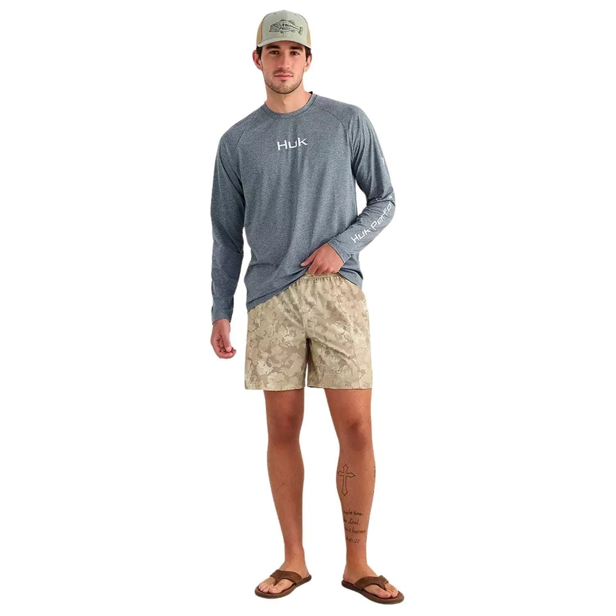 Huk Airweight KC Printed Short – Men's