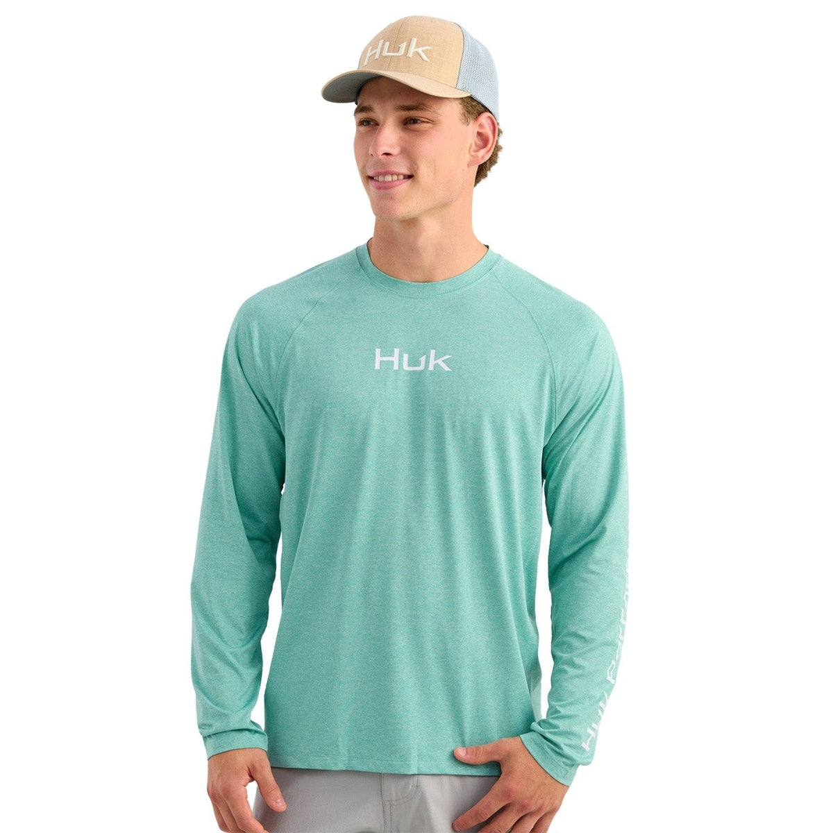 Huk Airweight Long Sleeve Crew – Men's