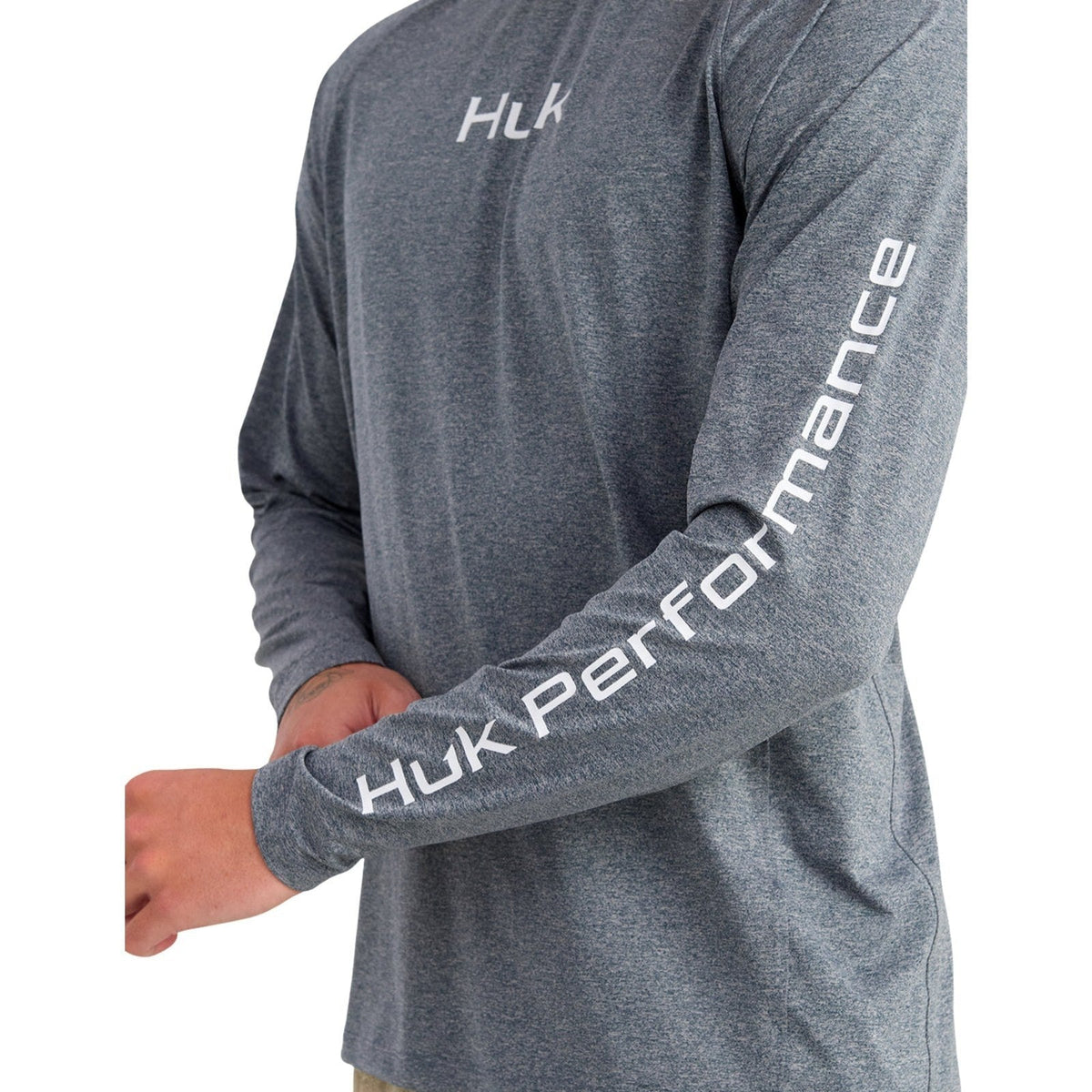 Huk Airweight Long Sleeve Crew – Men's