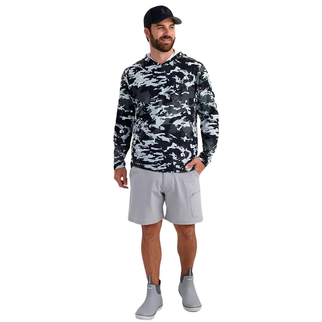Huk Leeward Lightweight Fleece KC Printed Hoodie – Men's