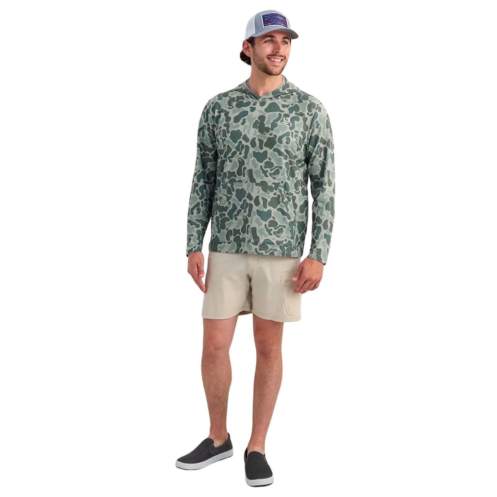 Huk Leeward Lightweight Fleece KC Printed Hoodie – Men's