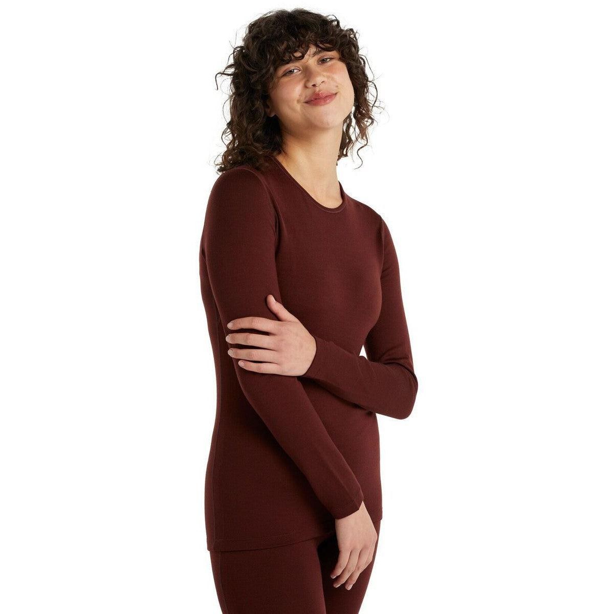 Icebreaker 200 Oasis Long Sleeve Crewe Base Layer Top – Women's