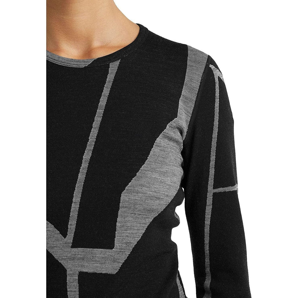 Icebreaker 250 Vertex Fractured Landscapes Crew – Women's
