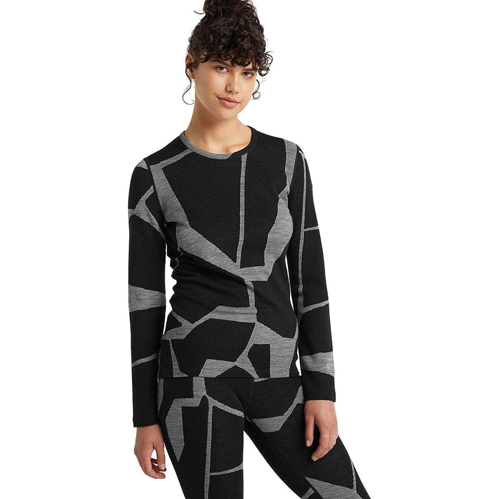 Icebreaker 250 Vertex Fractured Landscapes Crew – Women's