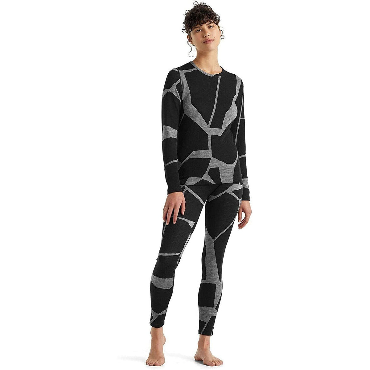 Icebreaker 250 Vertex Fractured Landscapes Crew – Women's