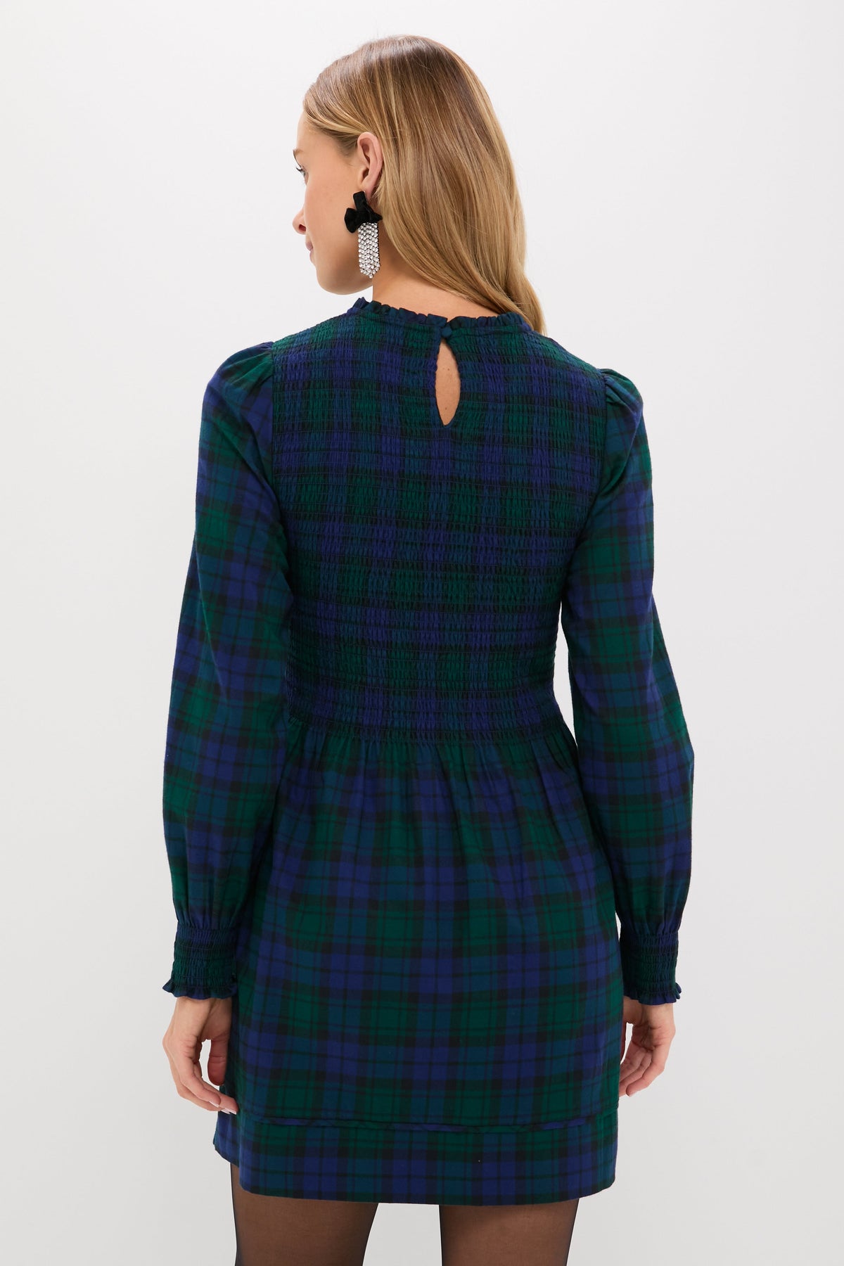 Blackwatch Tartan Lilia Mini Nap Dress