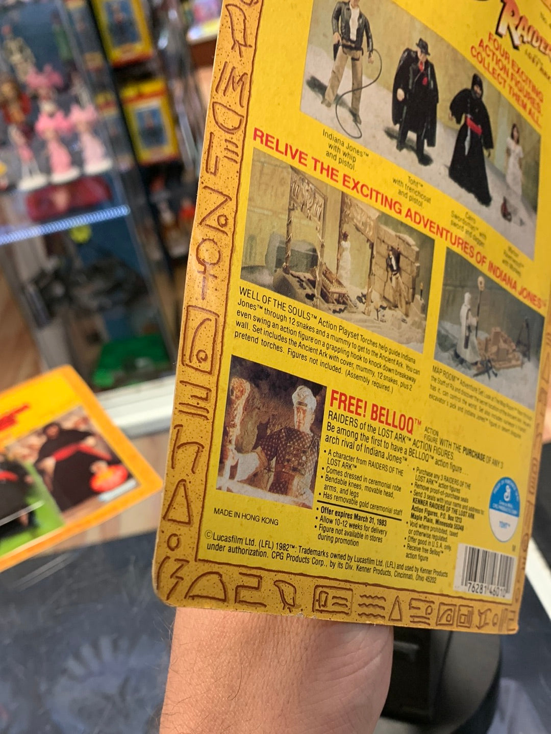 Toht 4 Back(Vintage Indiana Jones ROTA, Kenner) Sealed