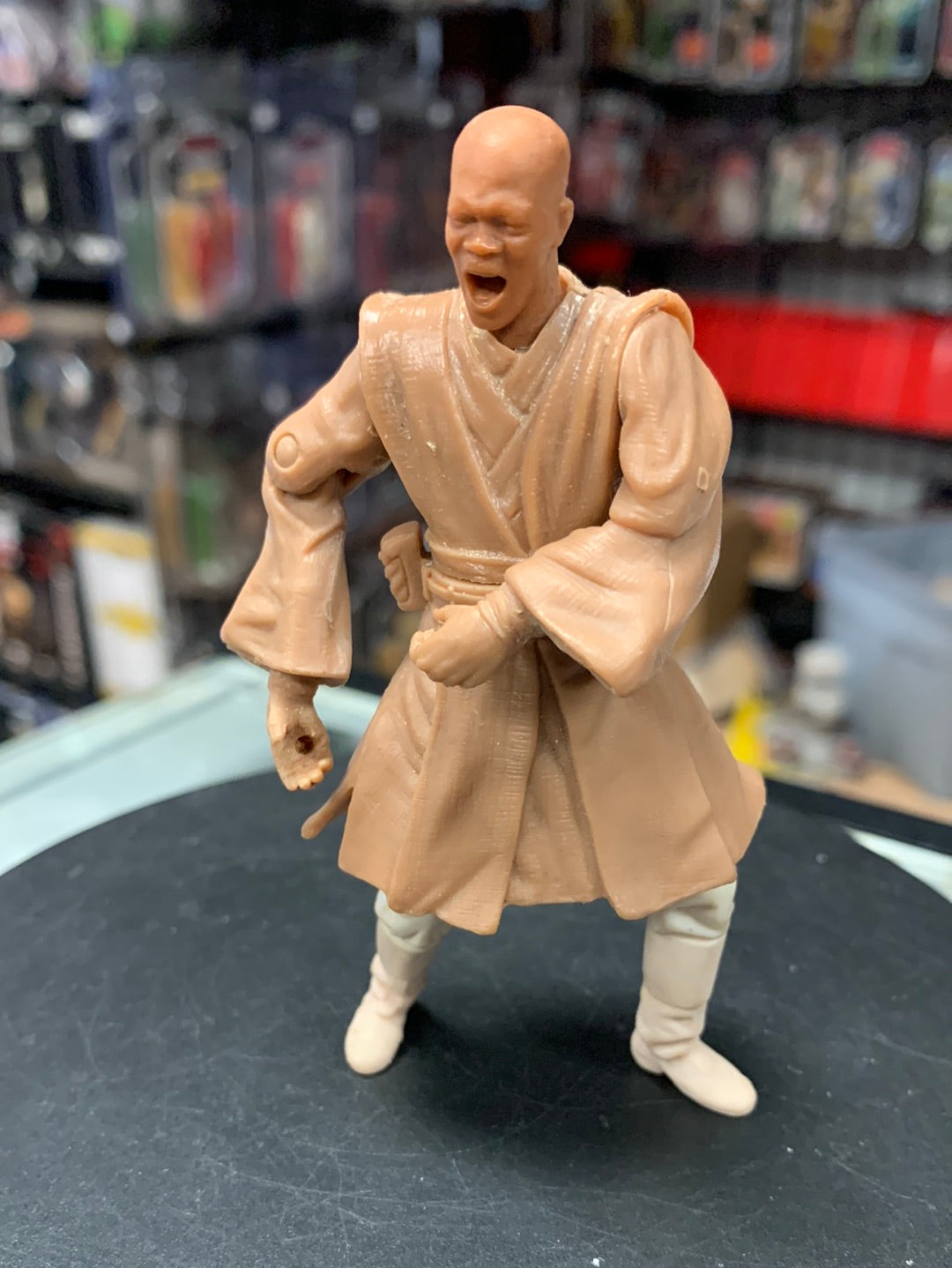AOTC Geonosian Attack Mace Windu Prototype (Hasbro Star Wars Saga)