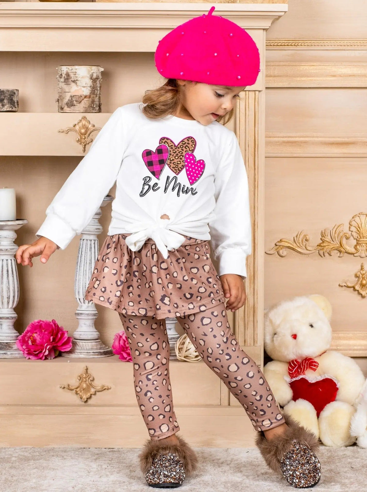 Be Mine Skirt-Legging Set