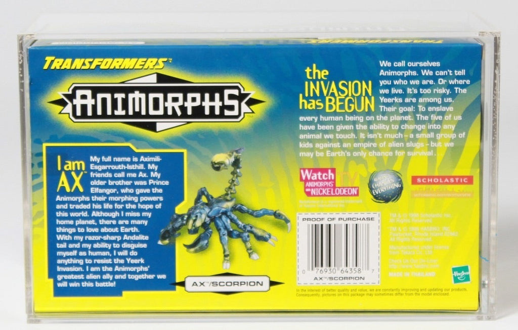 Ax/Scorpion (Transformers Animorphs, Hasbro) **CAS 90/90/90 UC**