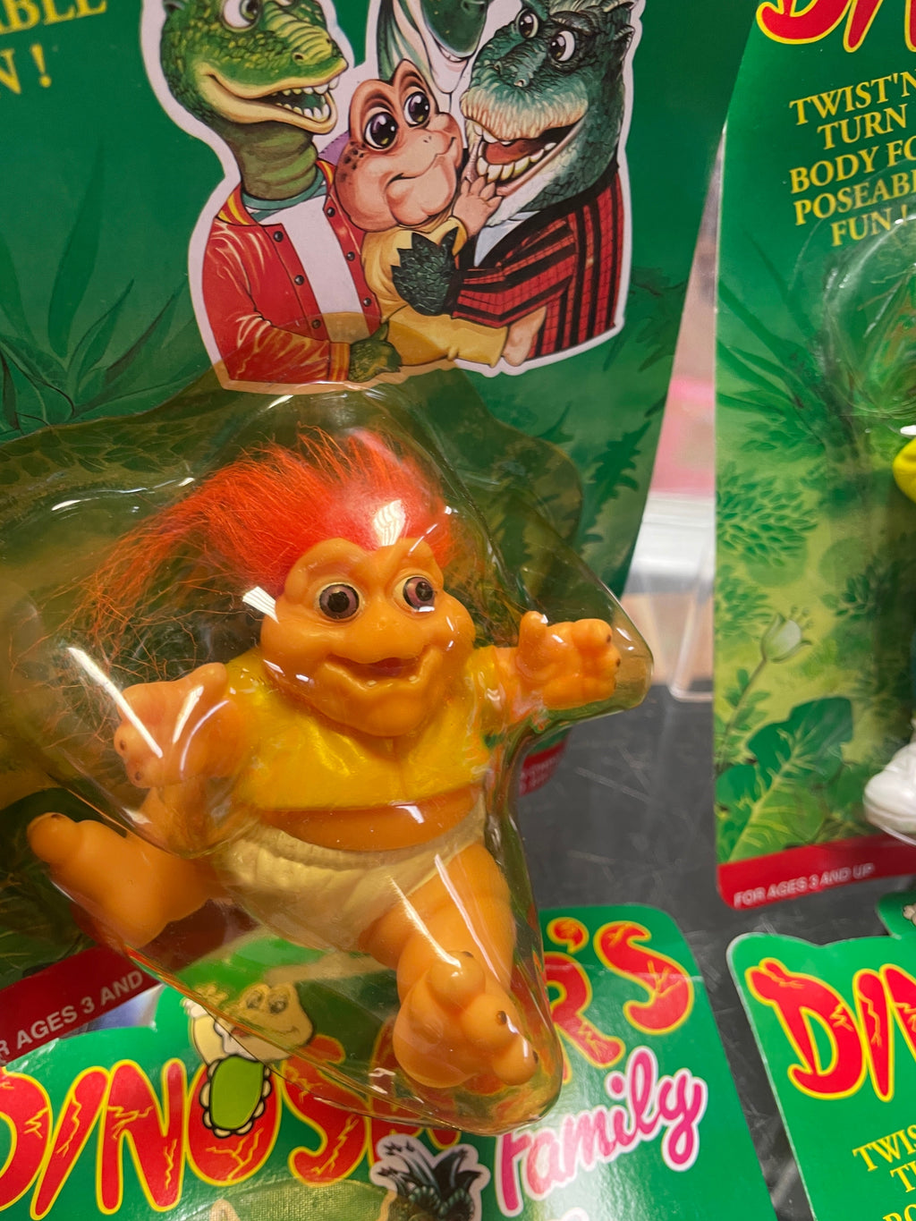 Vintage KO Dinosaur Family Set of 4 ( Baby Robbie Earl Fran Sinclair Disney)