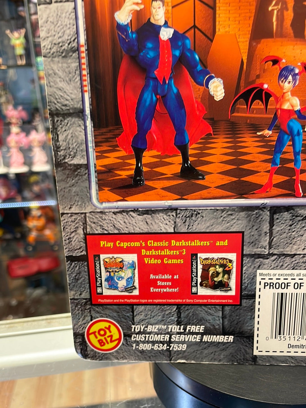 Demitri & Lilith (Capcom Darkstalkers 3, ToyBiz) SEALED