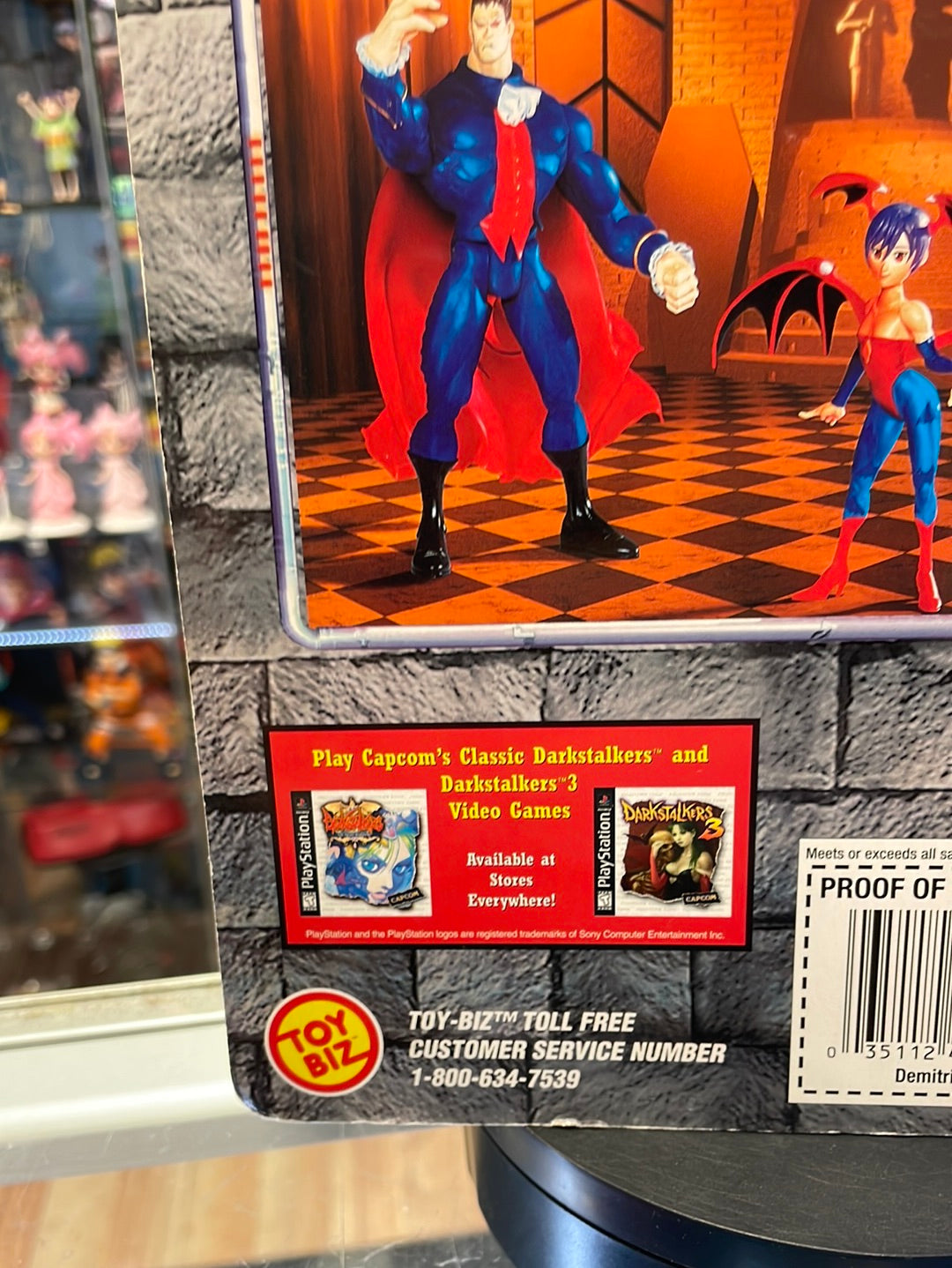 Demitri & Lilith (Capcom Darkstalkers 3, ToyBiz) SEALED