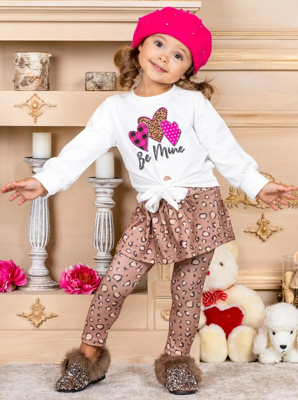 Be Mine Skirt-Legging Set