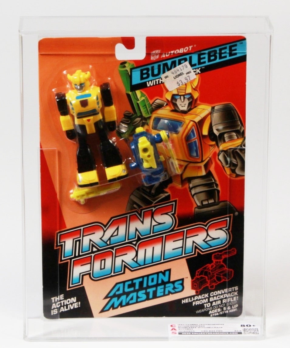 Action Masters: Bumble Bee (Transformers, Hasbro) **CAS Graded 80+**