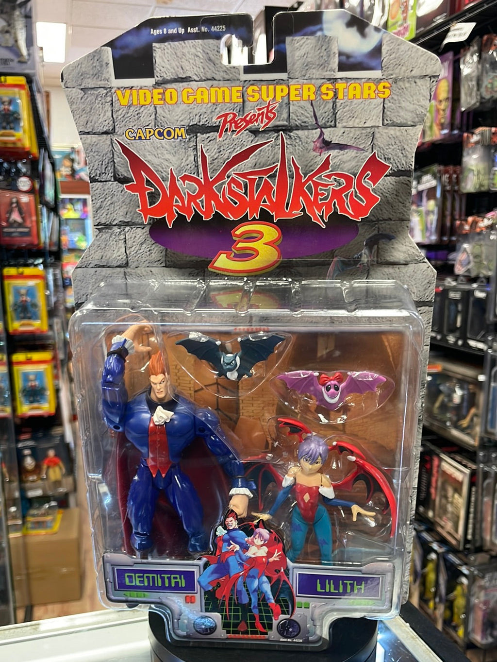 Demitri & Lilith (Capcom Darkstalkers 3, ToyBiz) SEALED