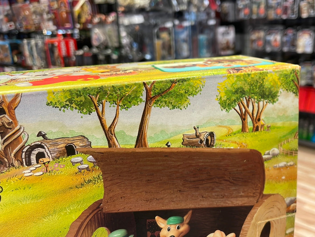 Log Car with Camper (Vintage Blinky Bill, ERTL) Unused Contents