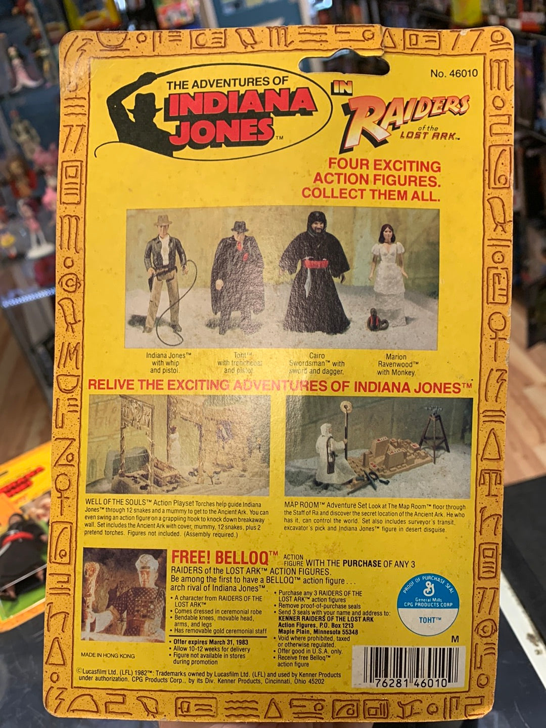 Toht 4 Back(Vintage Indiana Jones ROTA, Kenner) Sealed