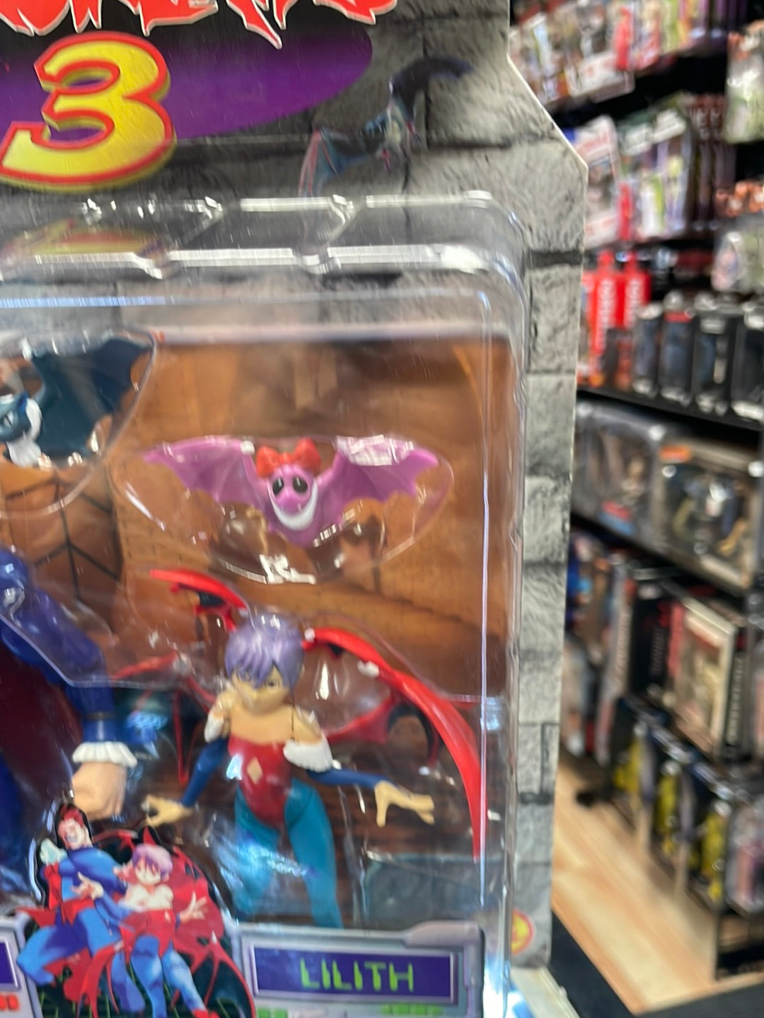 Demitri & Lilith (Capcom Darkstalkers 3, ToyBiz) SEALED