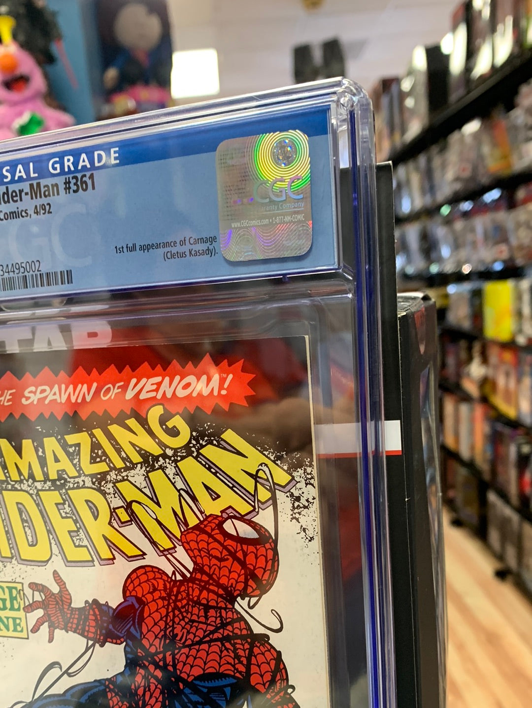 Amazing Spider-Man 361 (CGC 9.0, Marvel Comics) 1st Carnage
