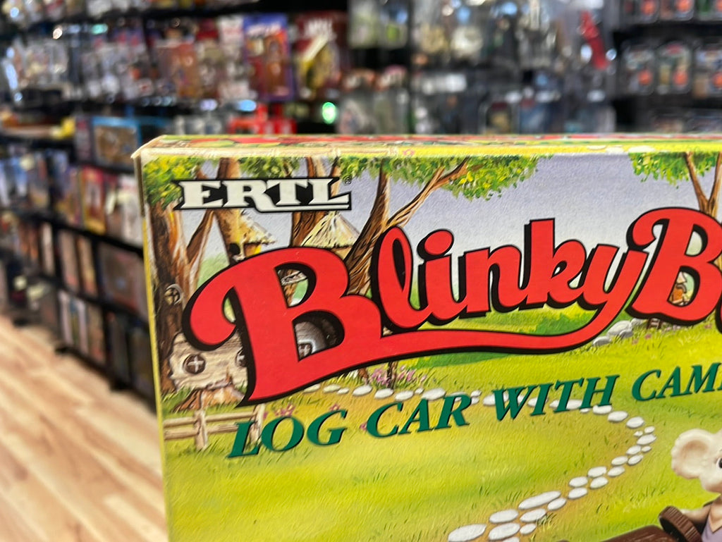Log Car with Camper (Vintage Blinky Bill, ERTL) Unused Contents