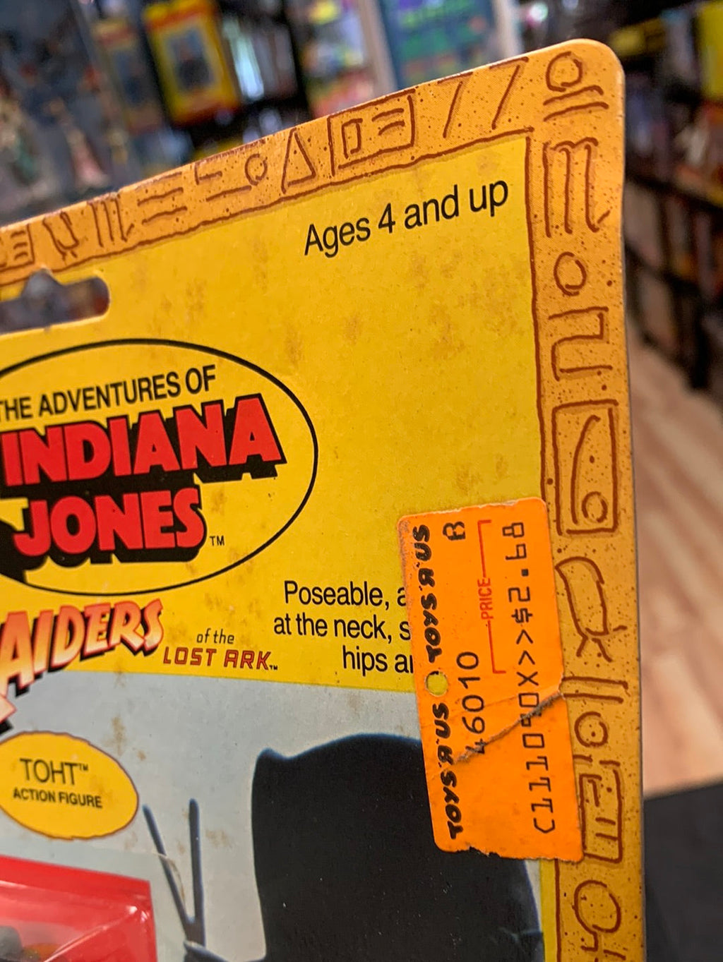 Toht 4 Back(Vintage Indiana Jones ROTA, Kenner) Sealed