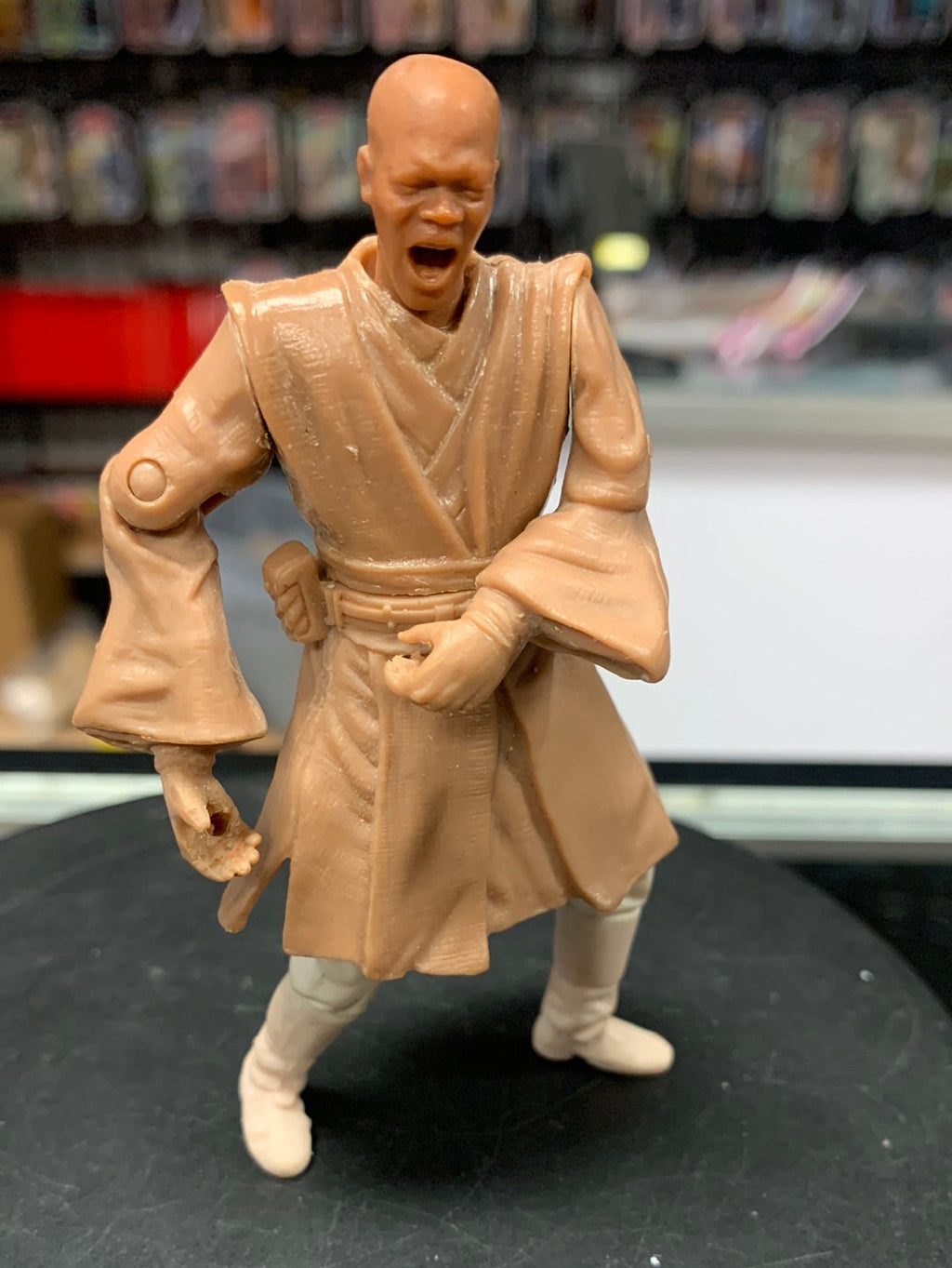AOTC Geonosian Attack Mace Windu Prototype (Hasbro Star Wars Saga)