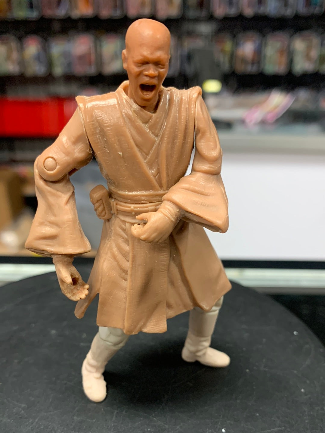 AOTC Geonosian Attack Mace Windu Prototype (Hasbro Star Wars Saga)