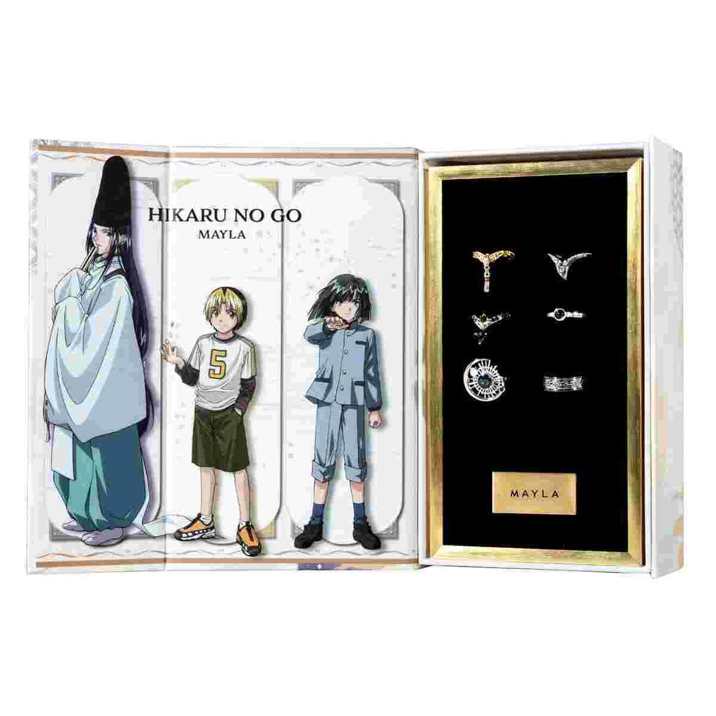 Hikaru no Go x MAYLA - Iconique Story Ring Object Complete Set of 6 [Pre-Order Feb 2027]