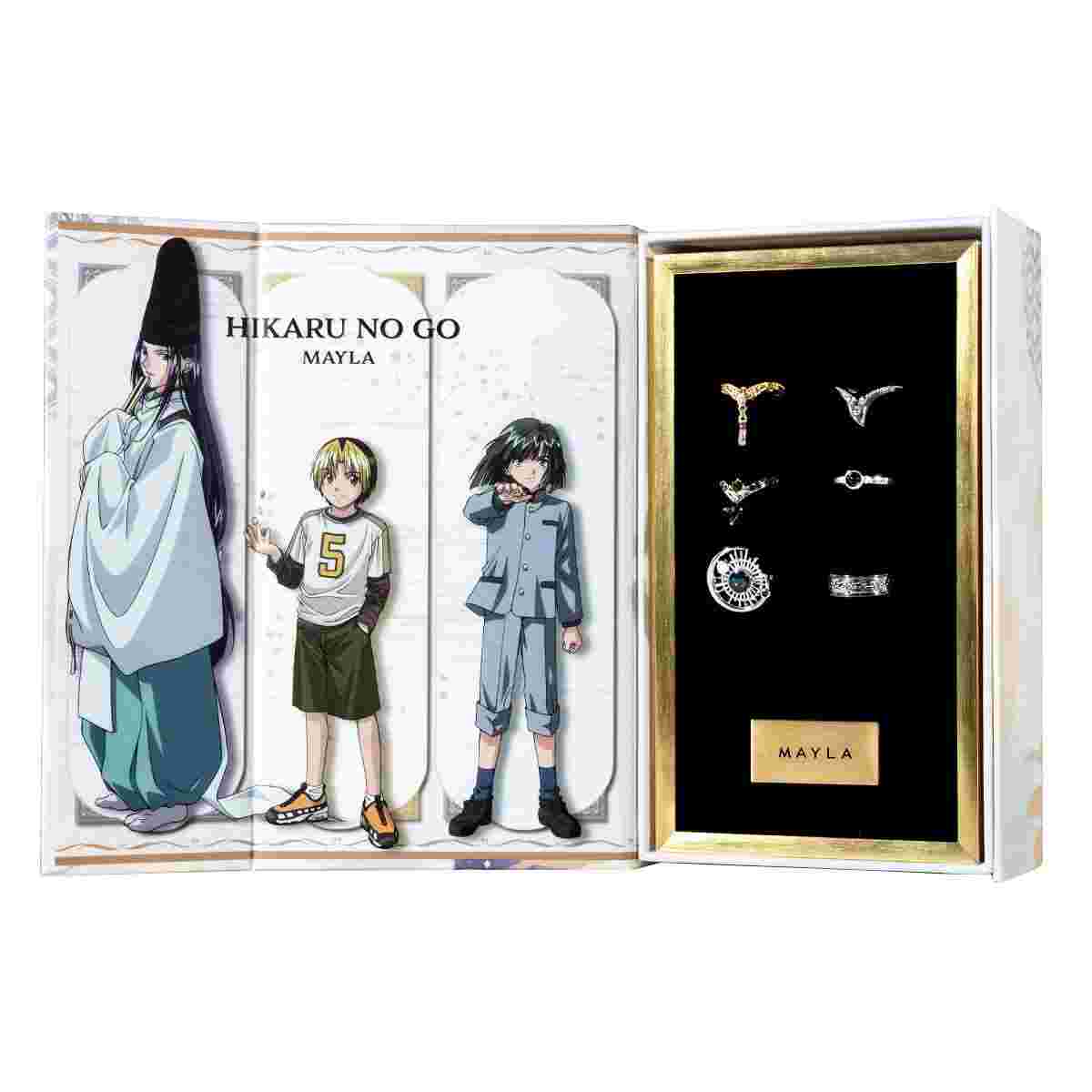 Hikaru no Go x MAYLA - Iconique Story Ring Object Complete Set of 6 [Pre-Order Feb 2027]