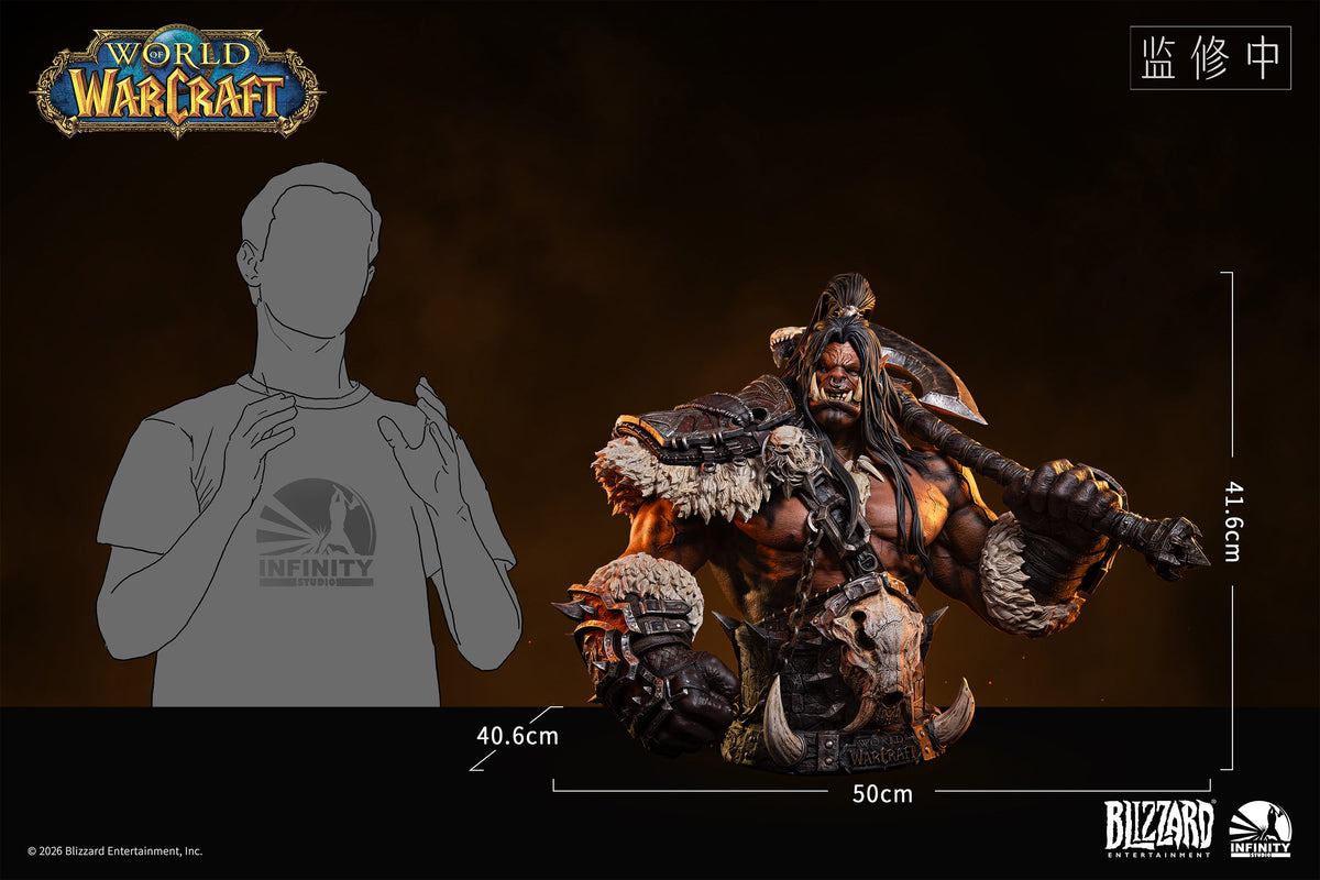 World of Warcraft: Grommash Hellscream 1/3 Scale Bust