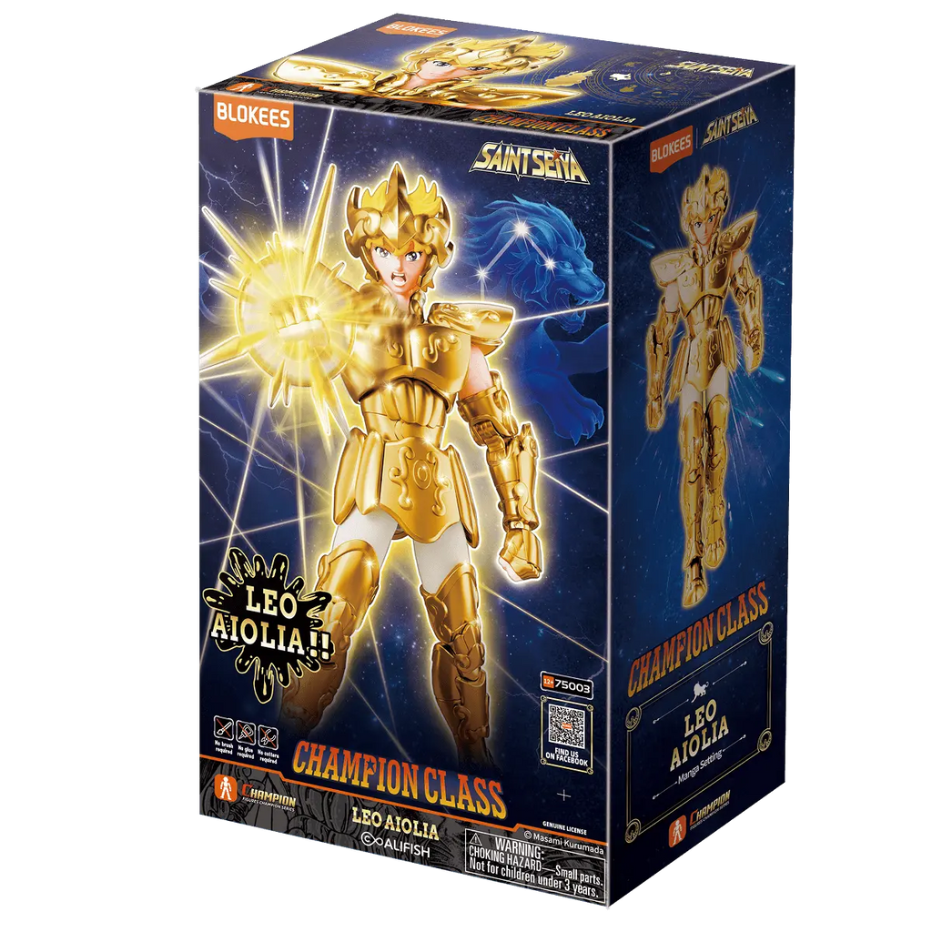 Saint Seiya Champion Class Leo Aiolia | Blokees