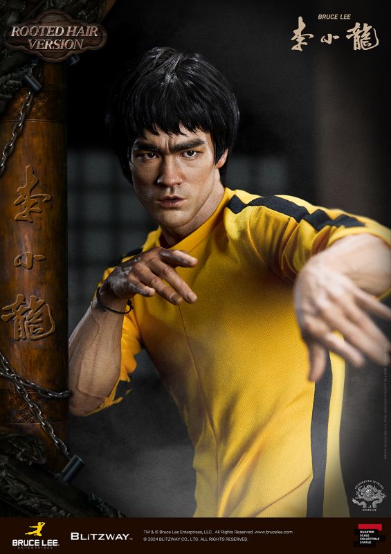 Bruce Lee 50th Anniversary Statue (Rooted Hair Version)