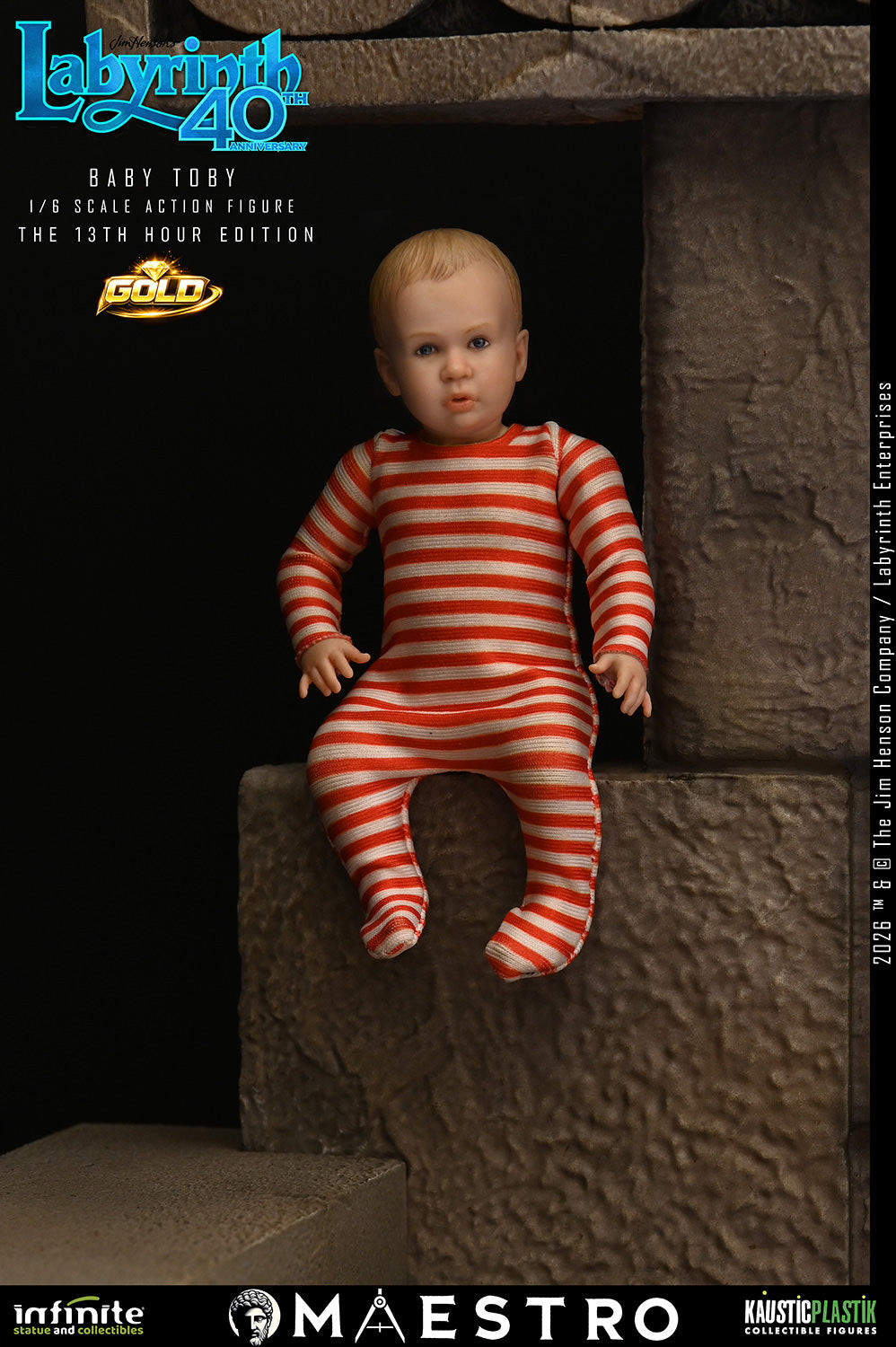 Labyrinth (1986): Jareth the Goblin King The 13th Hour Edition Gold