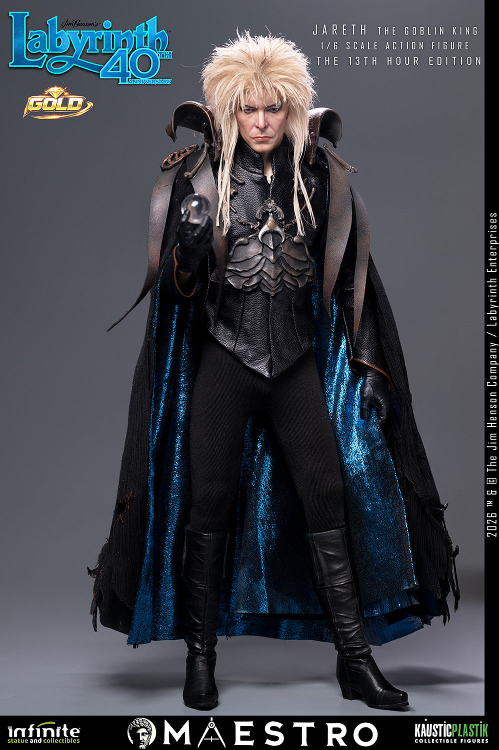 Labyrinth (1986): Jareth the Goblin King The 13th Hour Edition Gold