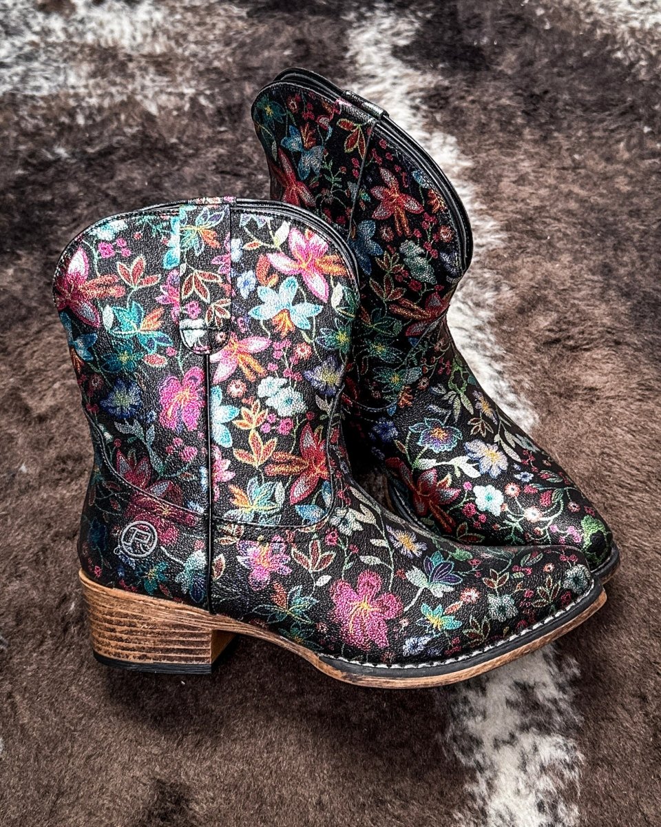 Ingrid Floral Booties by Roper