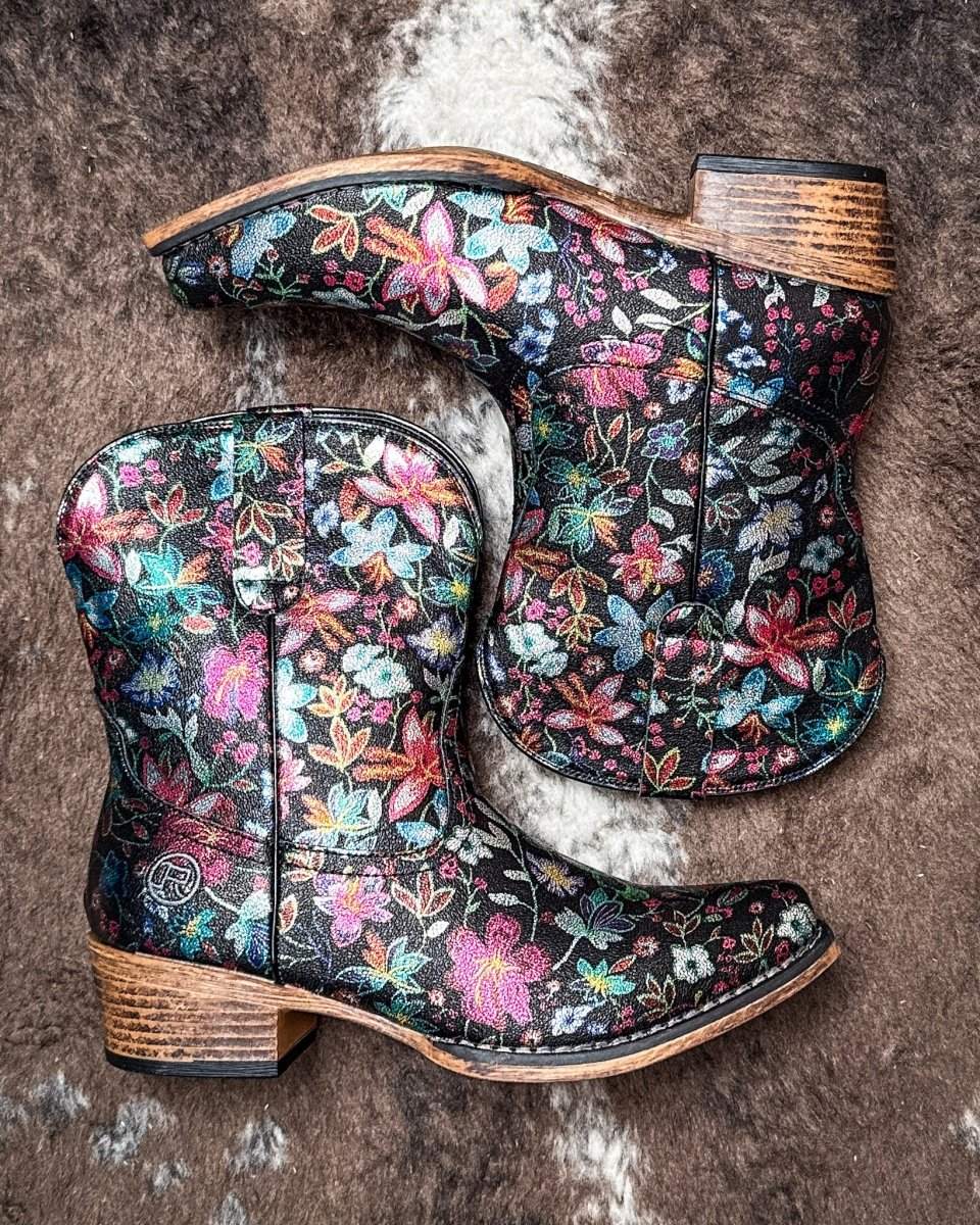 Ingrid Floral Booties by Roper