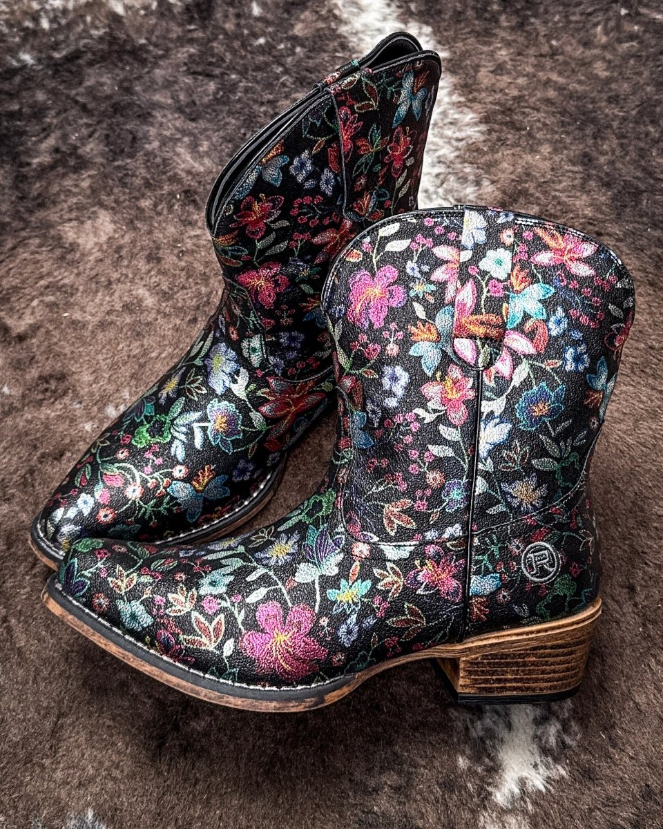 Ingrid Floral Booties by Roper