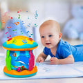 AquaFun™ Musical Baby Toy – Crawling Roller with Starry Night Light Projector 6M+