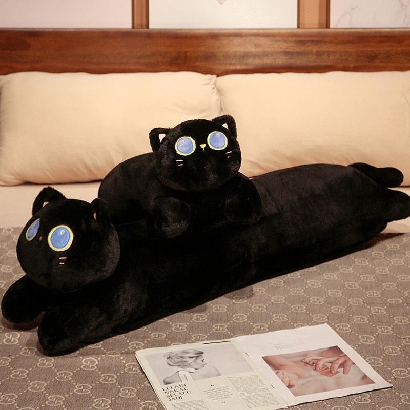 Arrayah the Blue Eye Black Cat Plushie