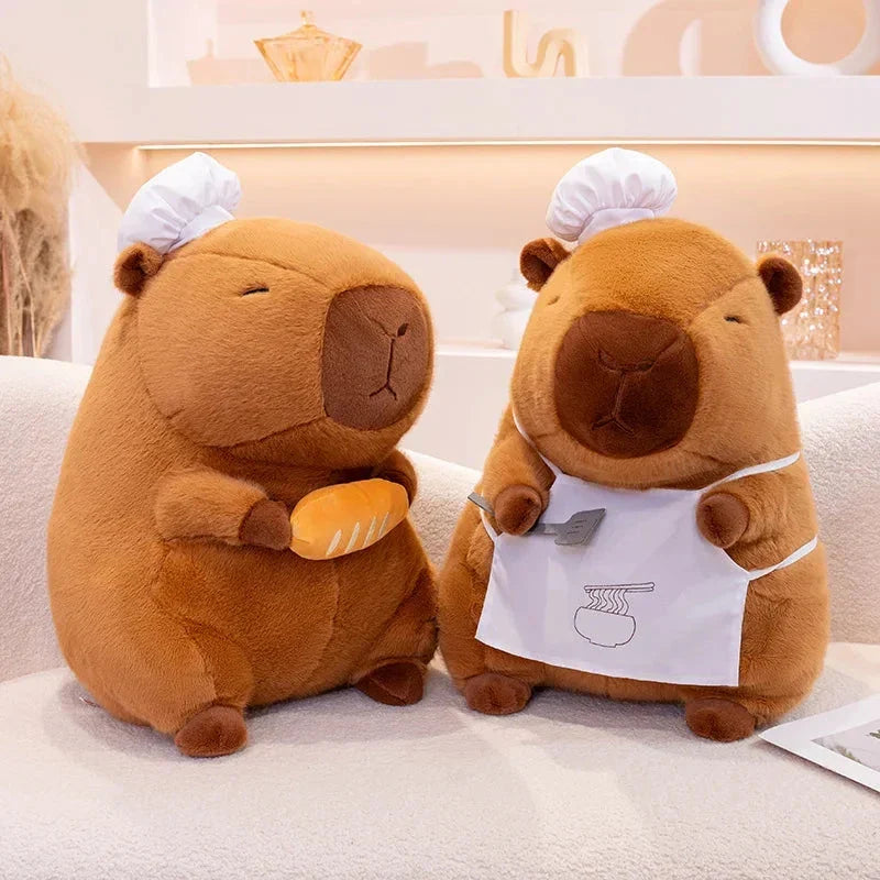 Baker and Chef Capybara Plush Collection
