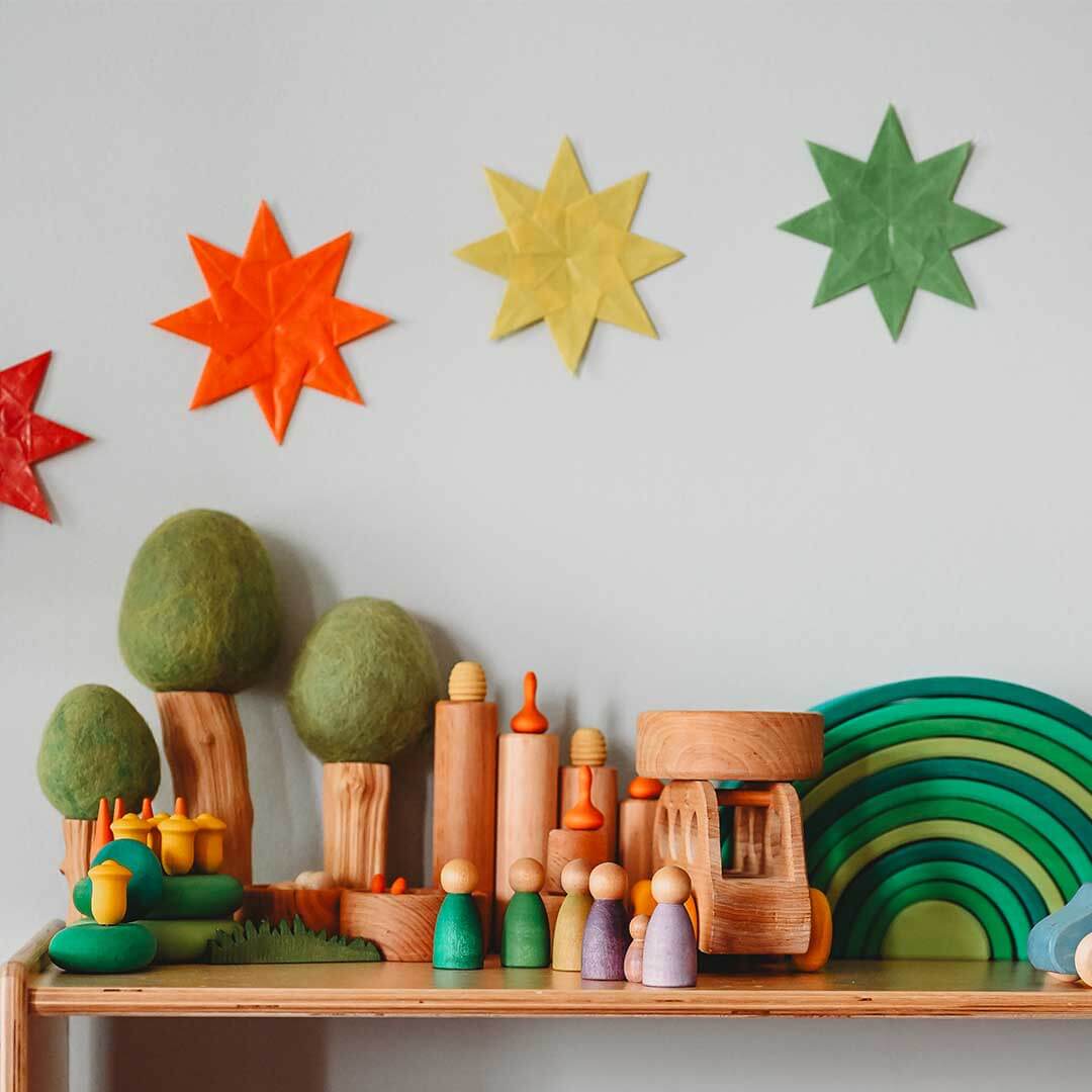 Waldorf Window Stars Paper