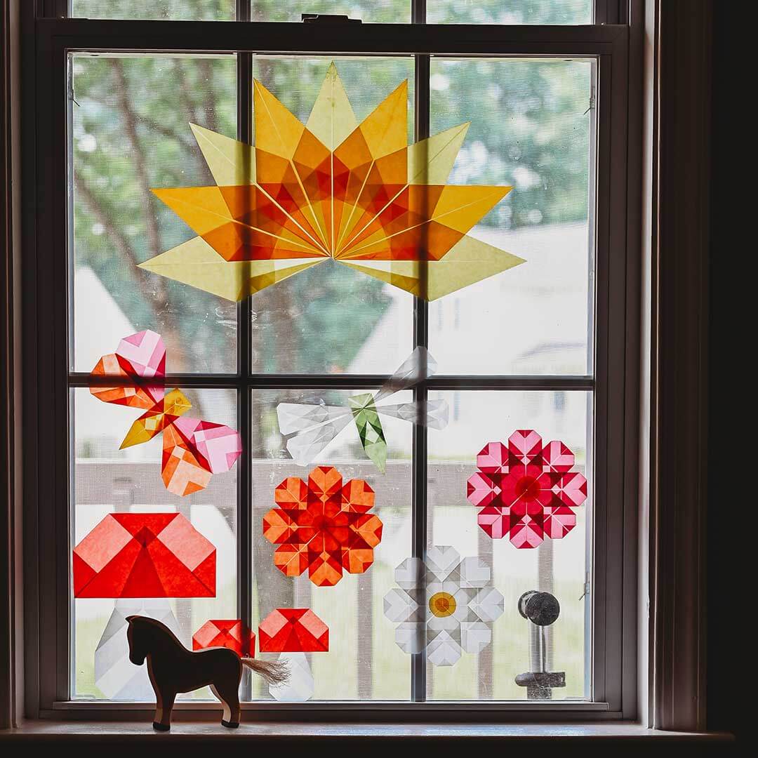 Waldorf Window Stars Paper