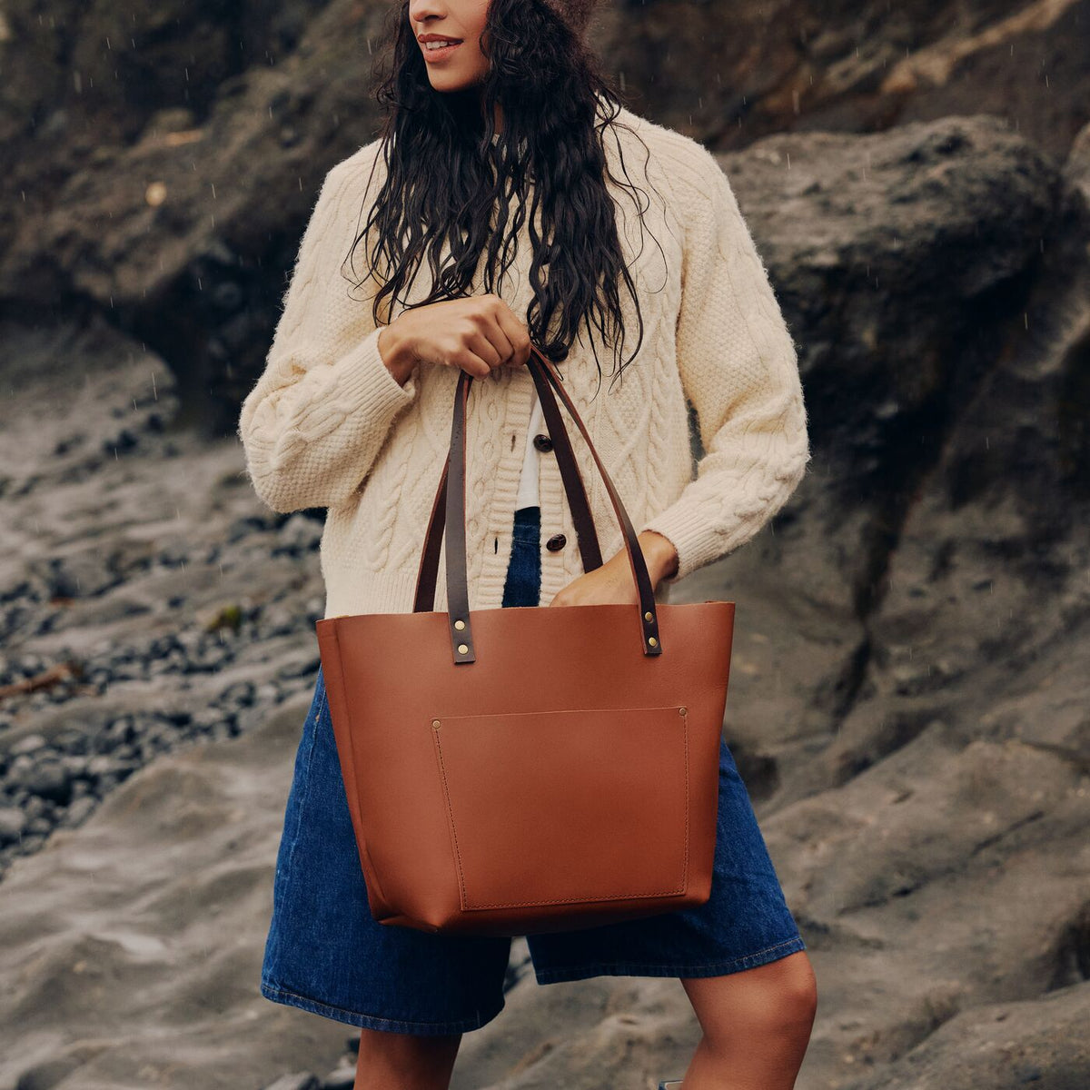 'Almost Perfect' Leather Tote Bag