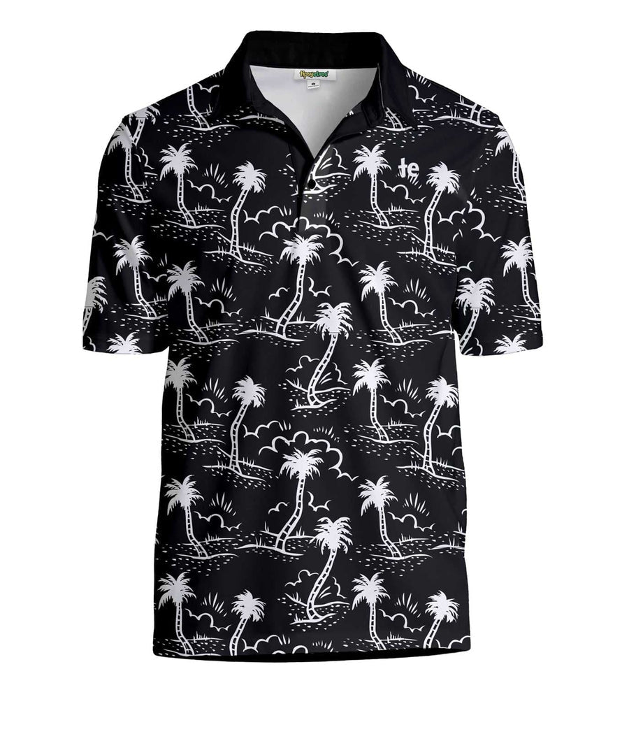 Men's Monochrome Moonlight Golf Polo