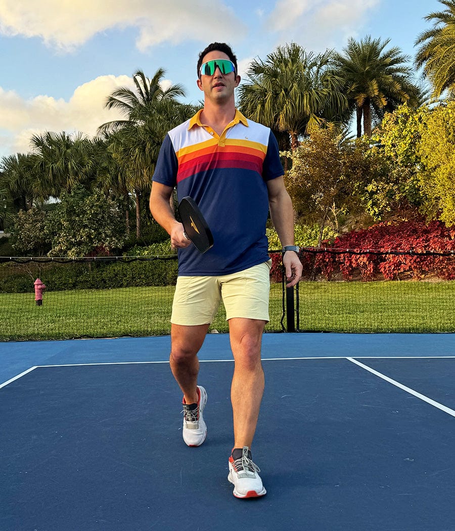 Men's Slice of Sunset Pickleball Shirt