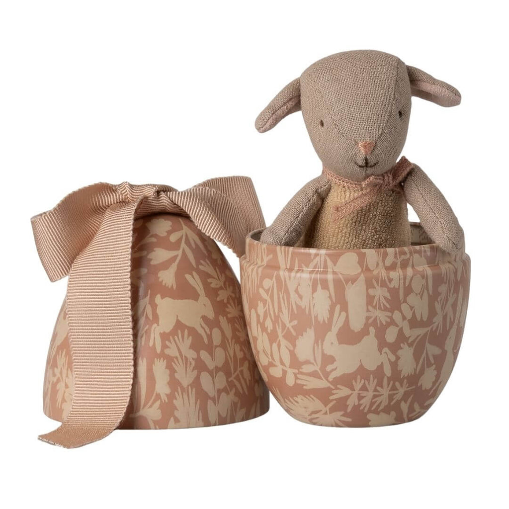 Little Lamb in Metal Easter Egg